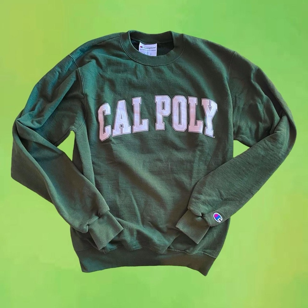 Cal Poly Green Pullover Crewneck